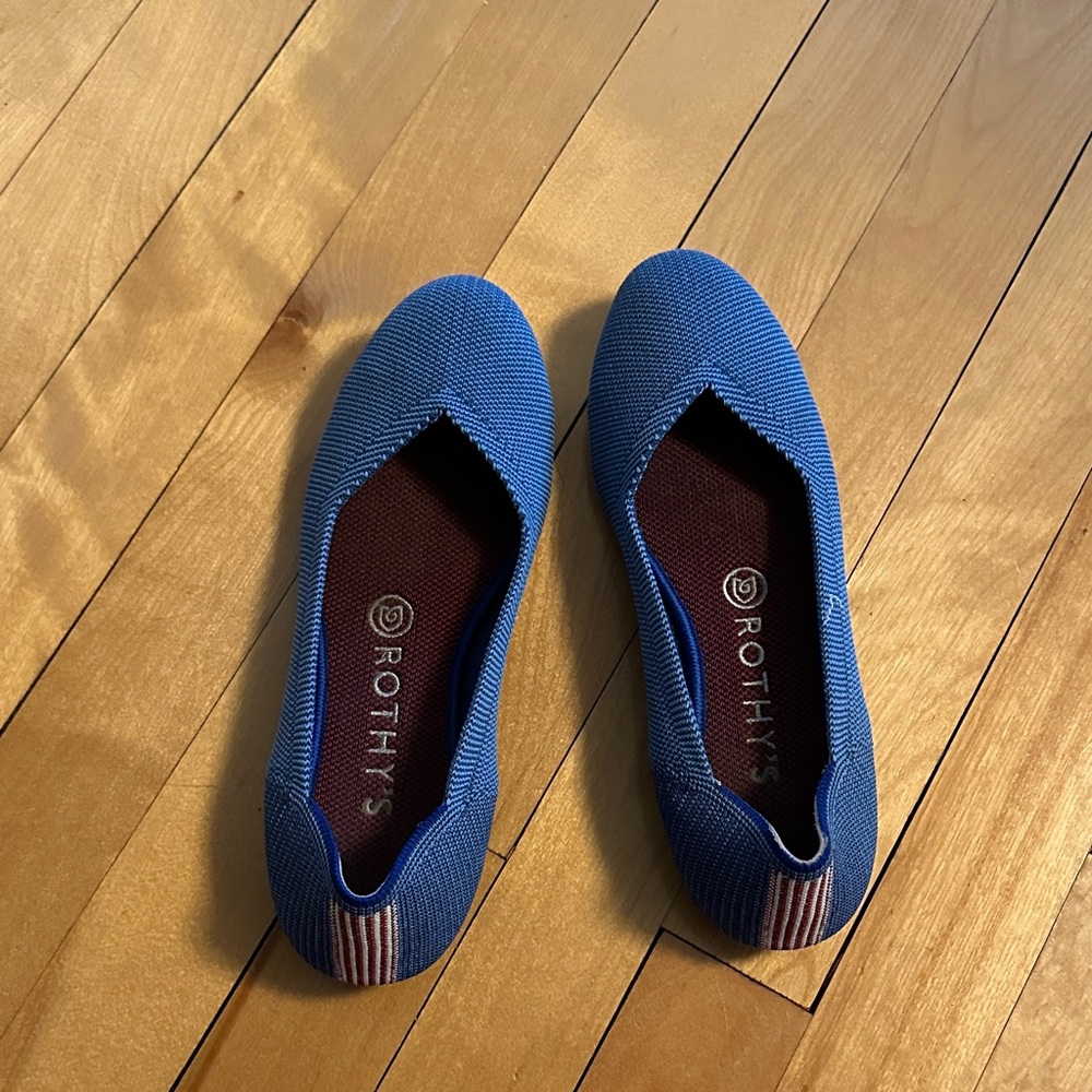 Rothy's Vibrant Blue Loafers